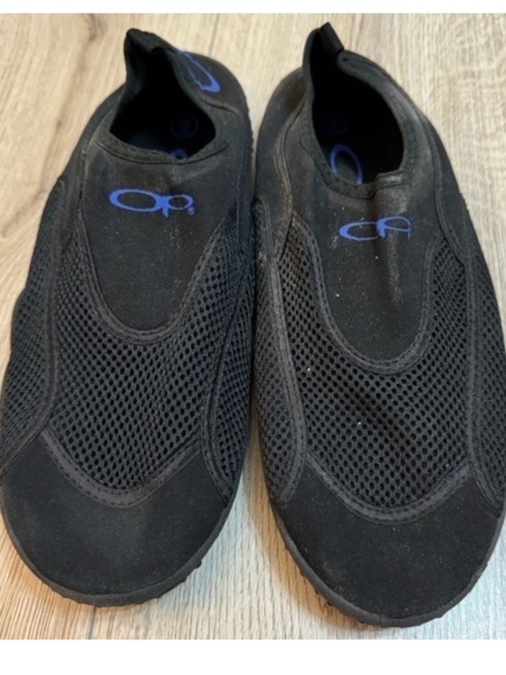 OP Black Mesh Slip-On Water Shoes